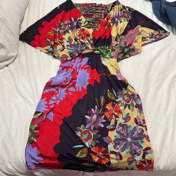 Ranna Gill Back View Dress Multicolor Botanic Floral - Picture 3 of 7